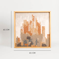 Nolan Embroidered Square Wall Art