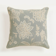 Theodore Floral Embroidered Cushion Cover