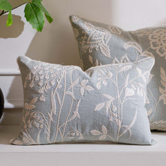 Maverick Floral Embroidered Cushion Cover