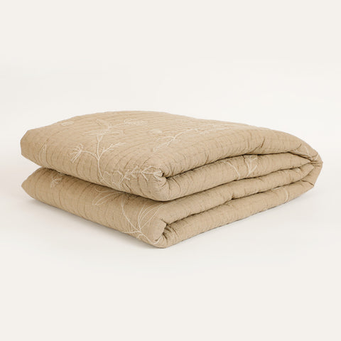 Whimsy Embroidered Bedspread With Sham Set