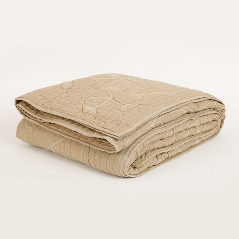 Whimsy Embroidered Bedspread With Sham Set