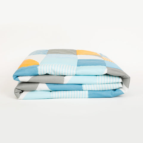 Crescent Quilt and Pillow Cover Set