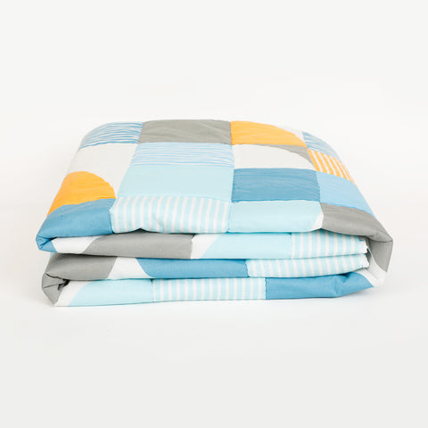 Crescent Quilt and Pillow Cover Set