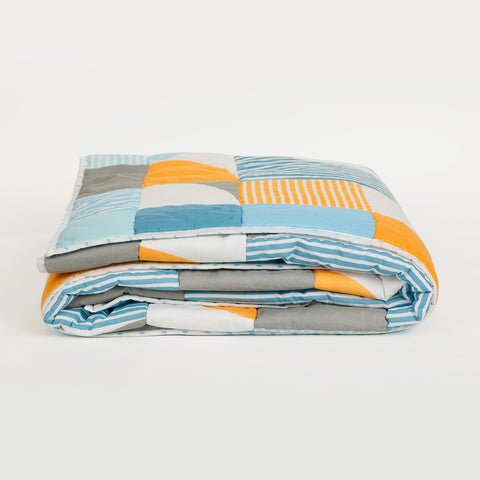 Crescent Quilt and Pillow Cover Set