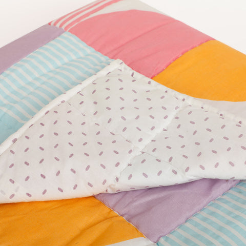 Archtripe Quilt and Pillow Cover Set