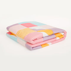 Archtripe Quilt and Pillow Cover Set