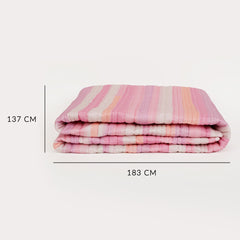 Pinkrush Quilt and Pillow Cover Set