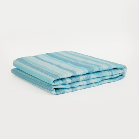 Blustroke Quilt and Pillow Cover Set