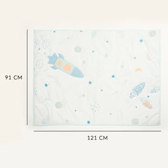 Galaxy Cot Set With 1 Quilt, 2 Bolster & 1 Pillow