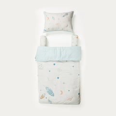 Galaxy Cot Set With 1 Quilt, 2 Bolster & 1 Pillow