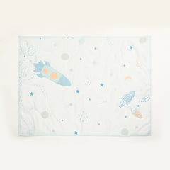Galaxy Cot Set With 1 Quilt, 2 Bolster & 1 Pillow