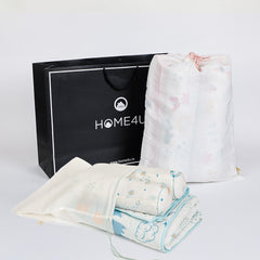 Galaxy Cot Set With 1 Quilt, 2 Bolster & 1 Pillow