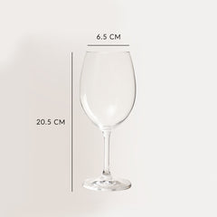 Bordaux Red Wine Glass Set Of 6