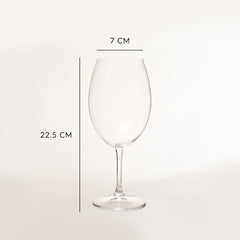 Opulence Red Wine Glass Set Of 6