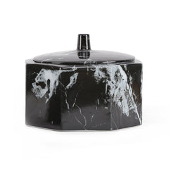 Octagonal Bl Marble Gift Box