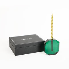 Midori Crystal Vase/Candle Holder Gift Box
