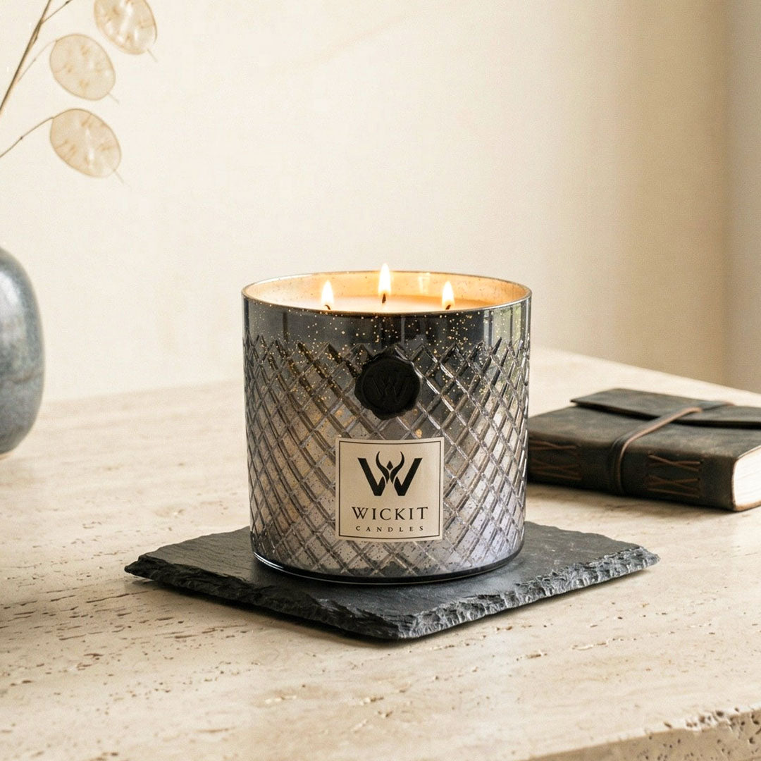 Smoked Lattice Jasmine Ocean Candle