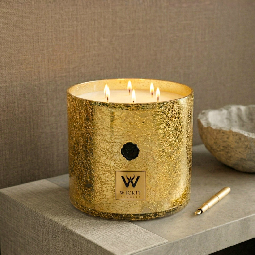 Gilded Ember Jasmine Ocean Candle