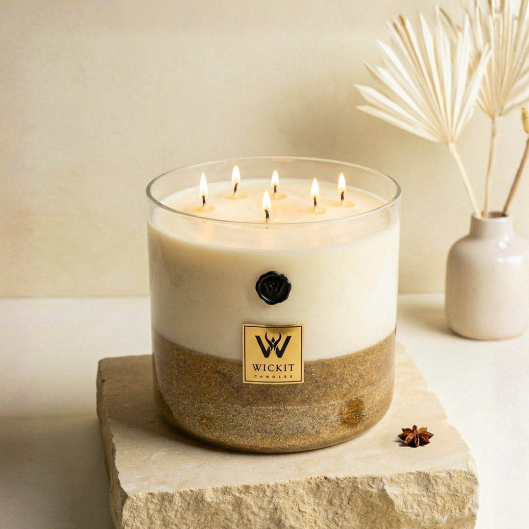 Gold Strata Jasmine Ocean Candle