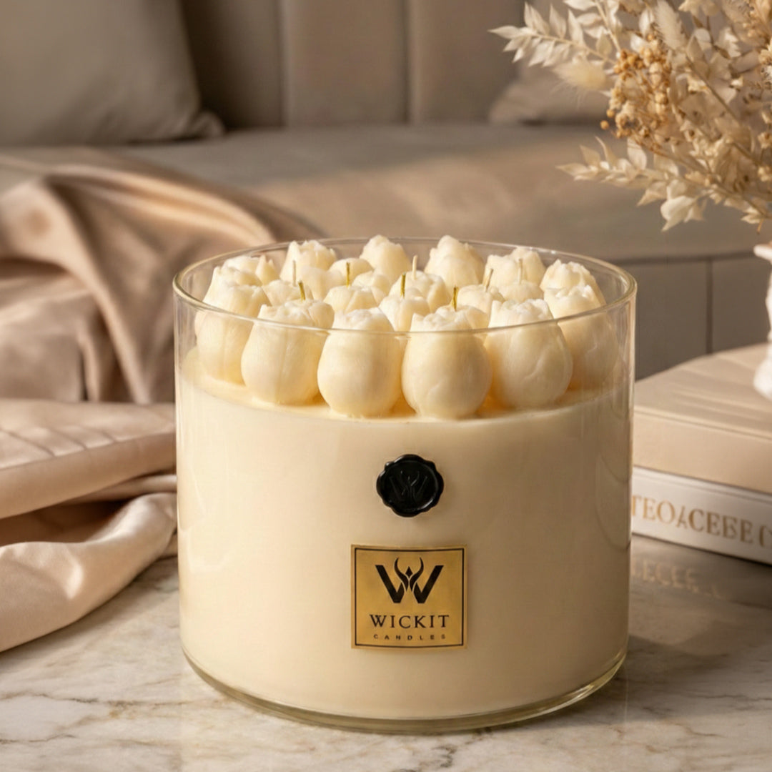 Petal Grove Rose Jasmine Ocean Candle