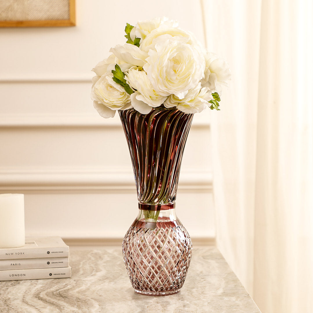 Julian Hand-Cut Crystal Vase