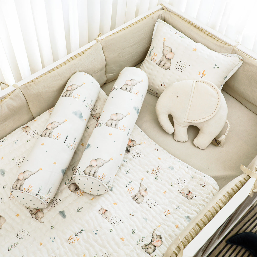 Elephant Premium Cot Set