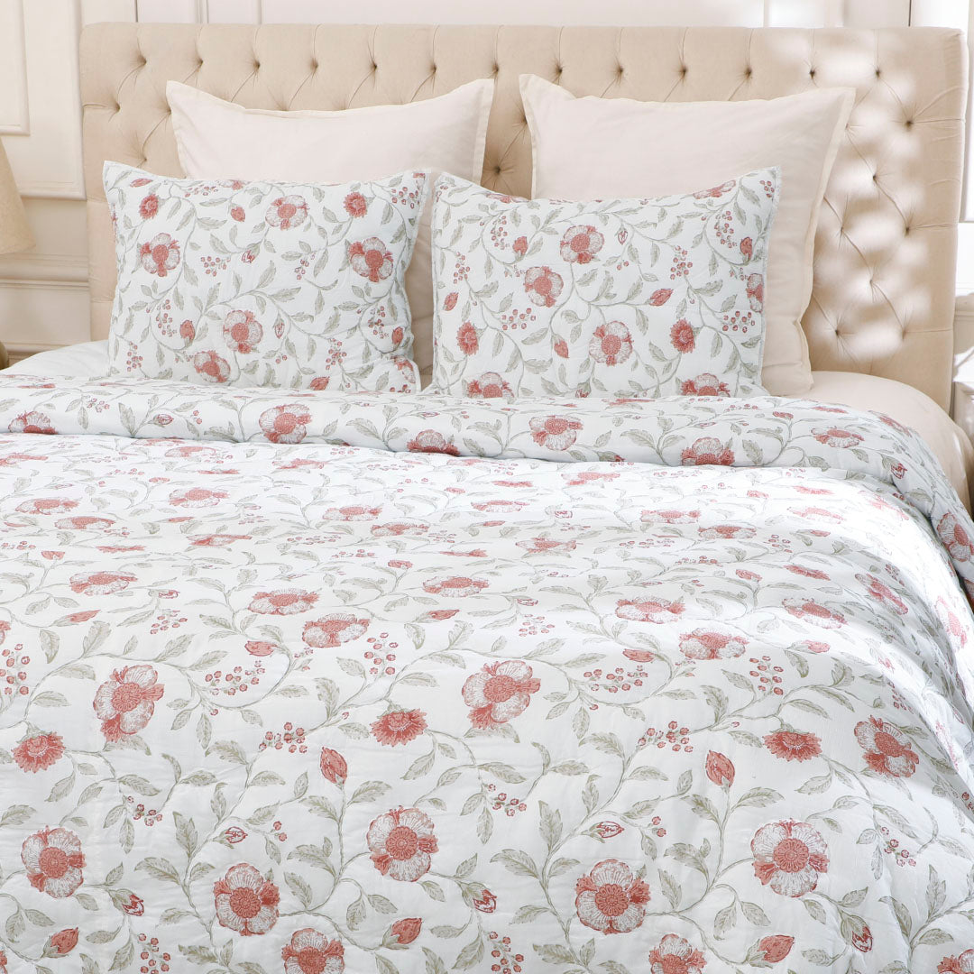 Gulrukh Quilt and Sham Set
