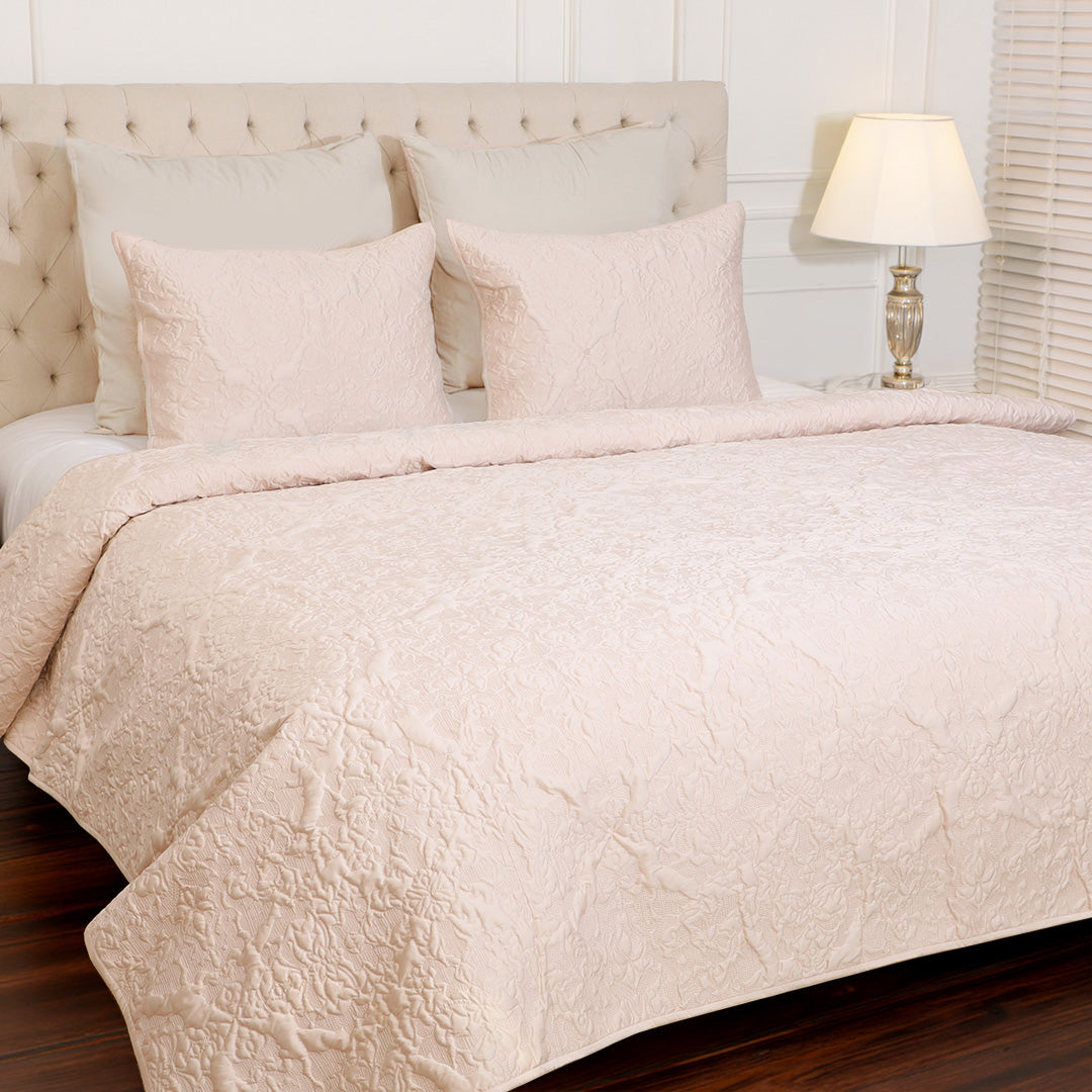 Blush Quilt and Sham Set