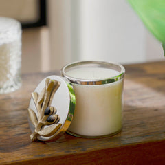 Viviana Glass Candle Jar With Lid