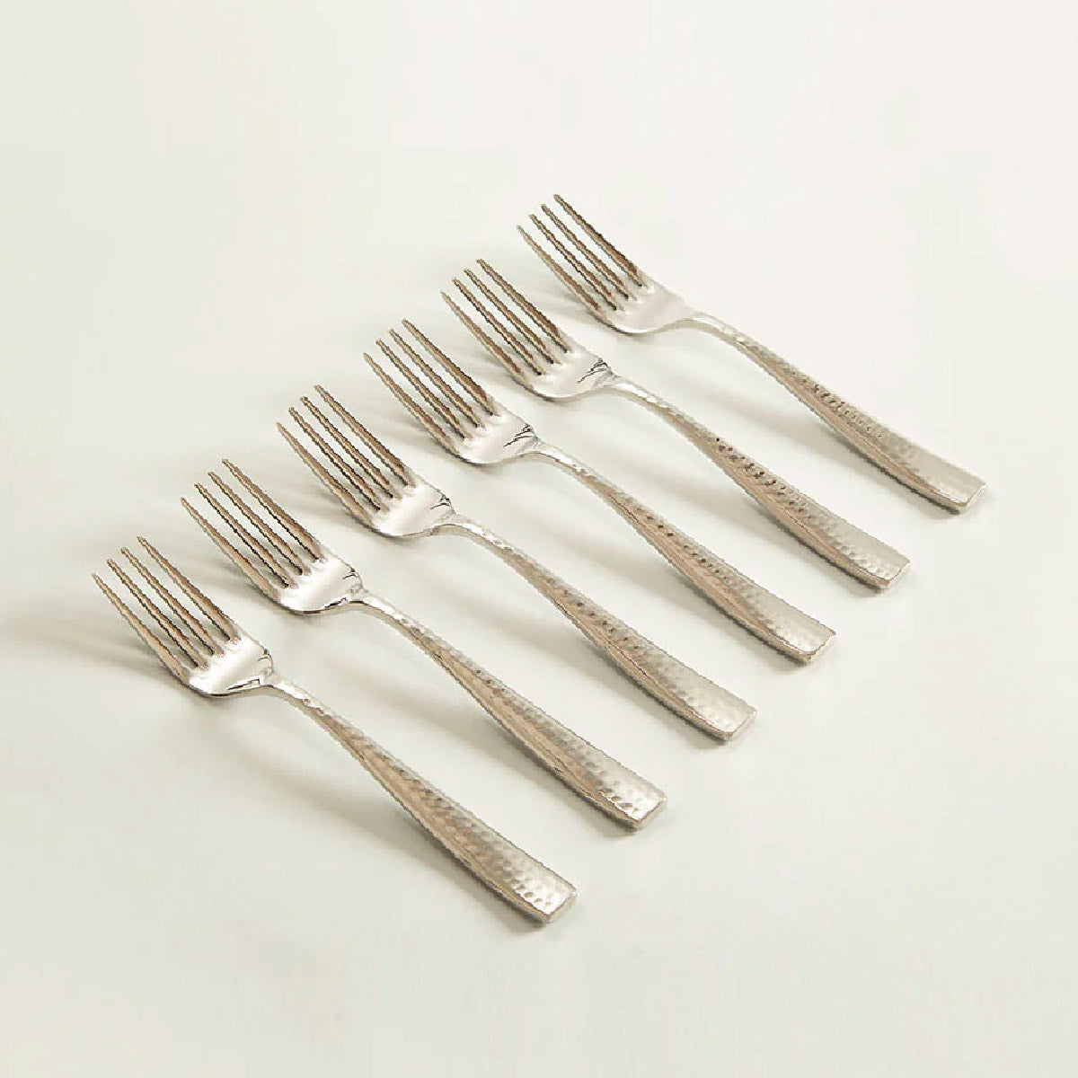 Aldor Dinner Fork Set Of 6 Silver