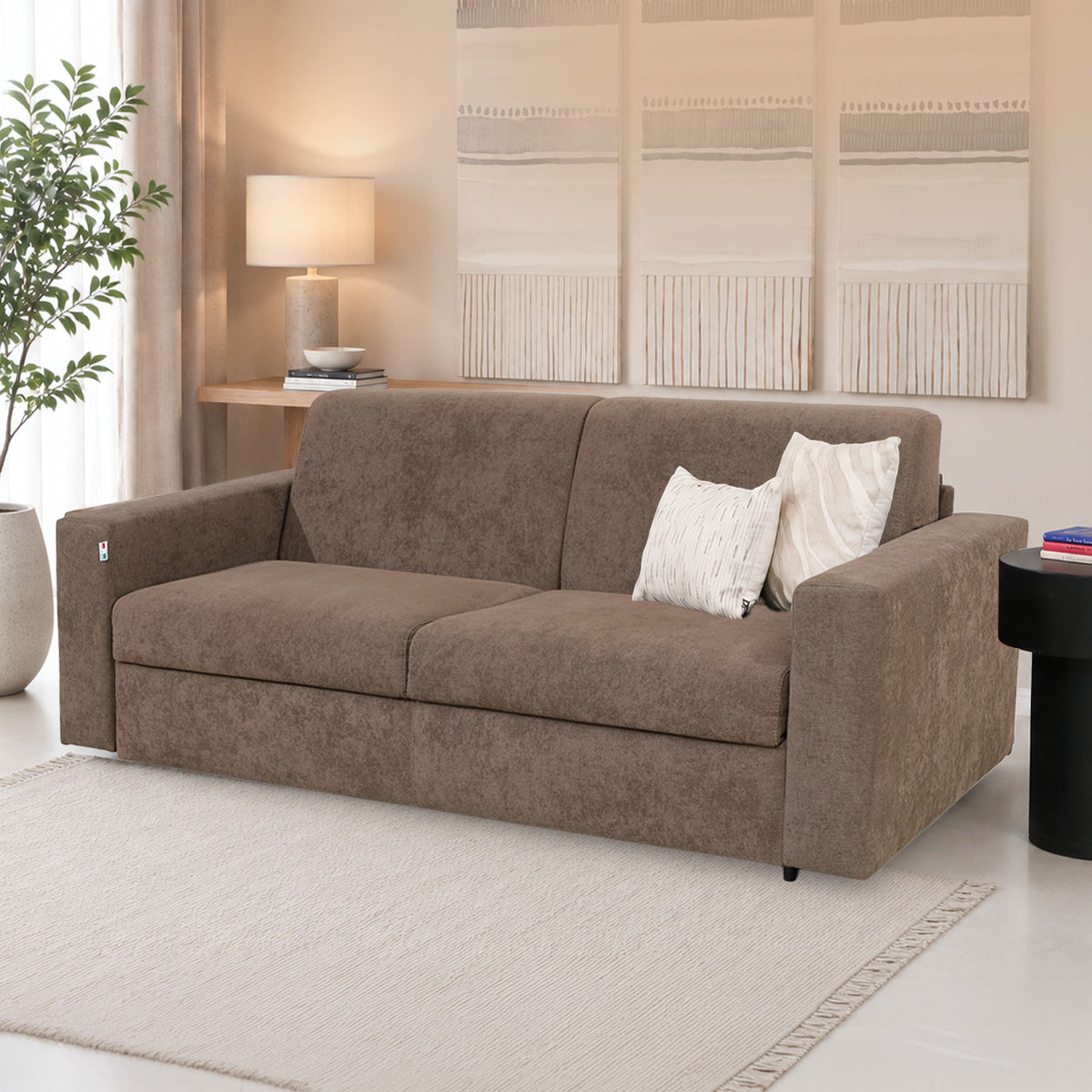 Morris Sleepy Sofa - Dark Brown