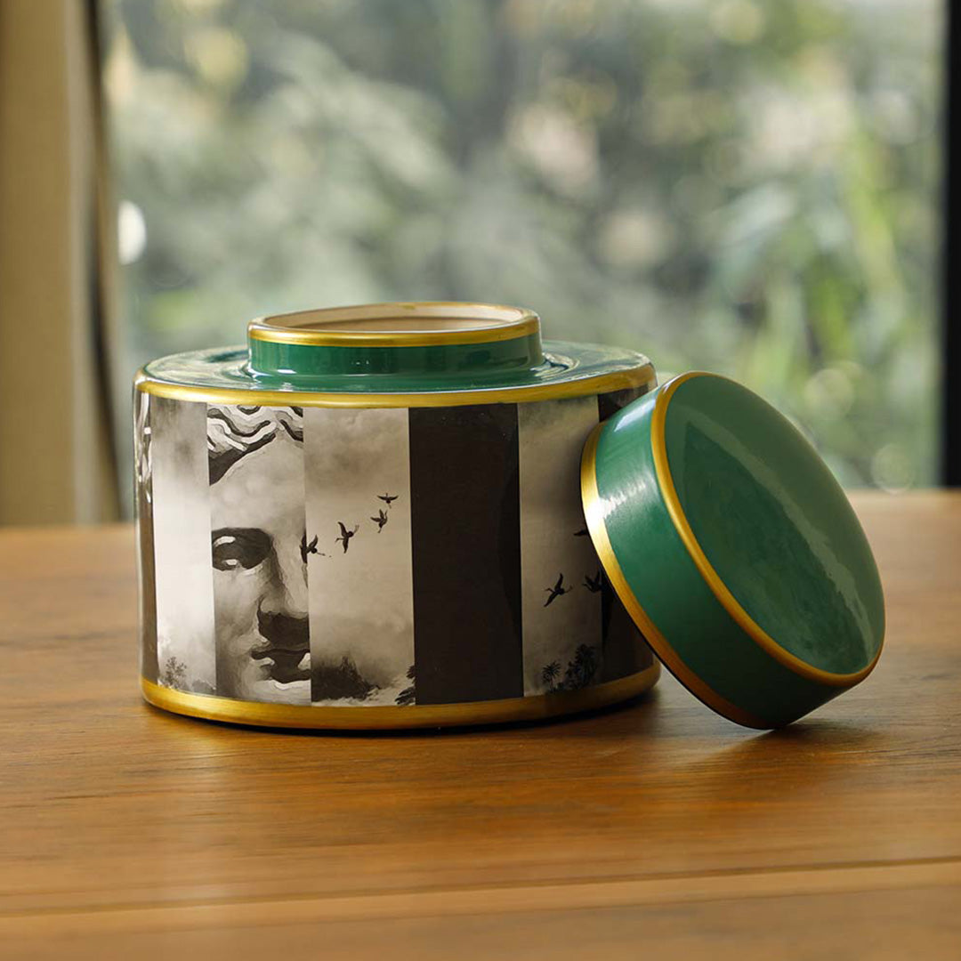Surreal Porcelain Jar