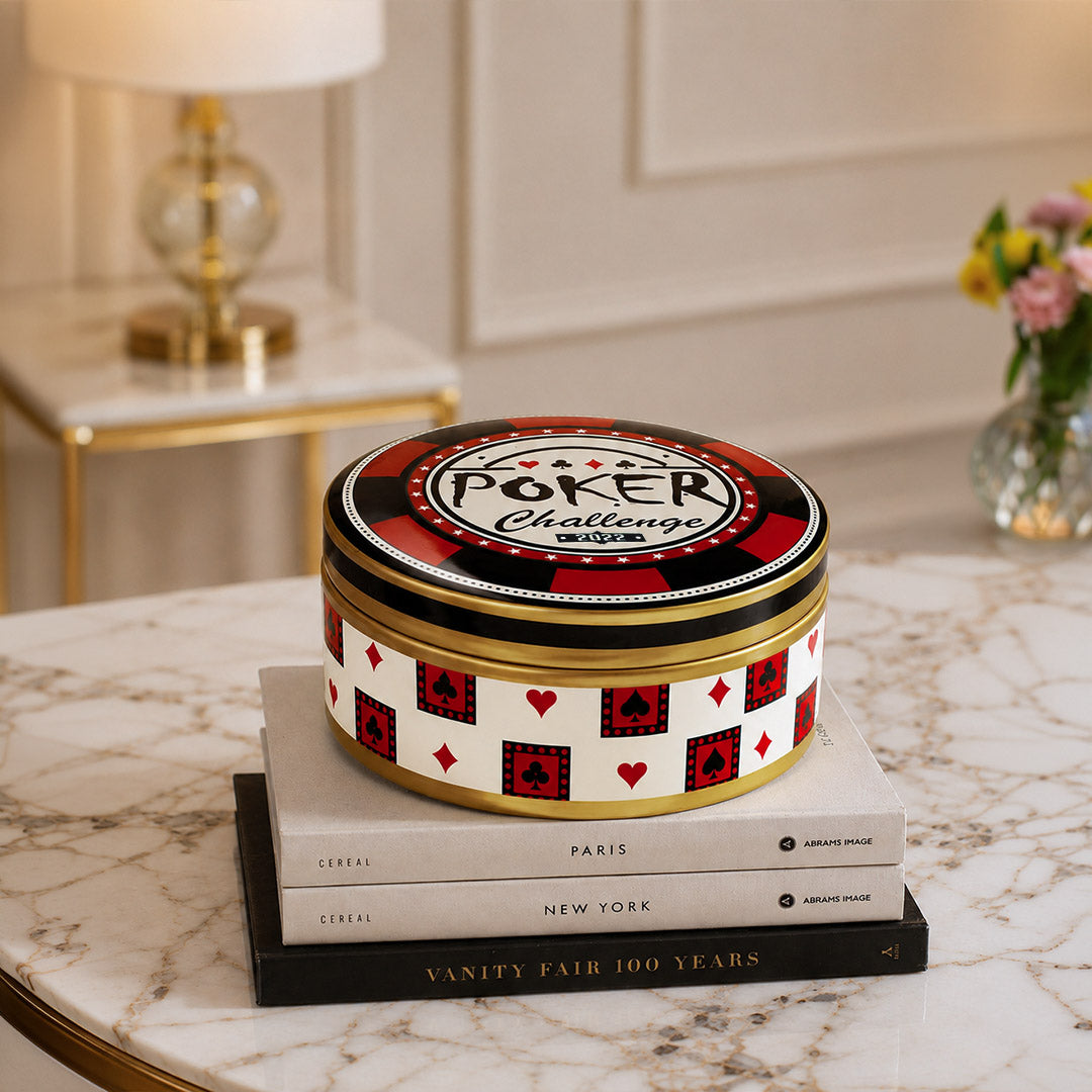 Poker Porcelain Storage Box