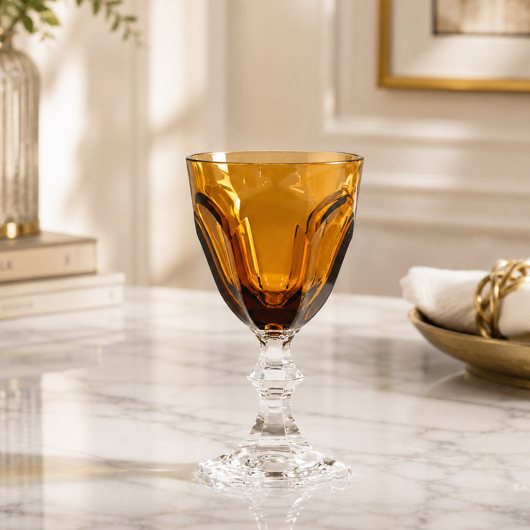 Dolce Vita Wine Glass Amber