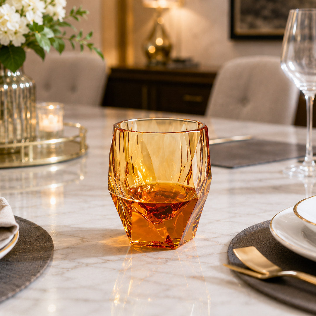 Milly Whisky Tumbler Amber