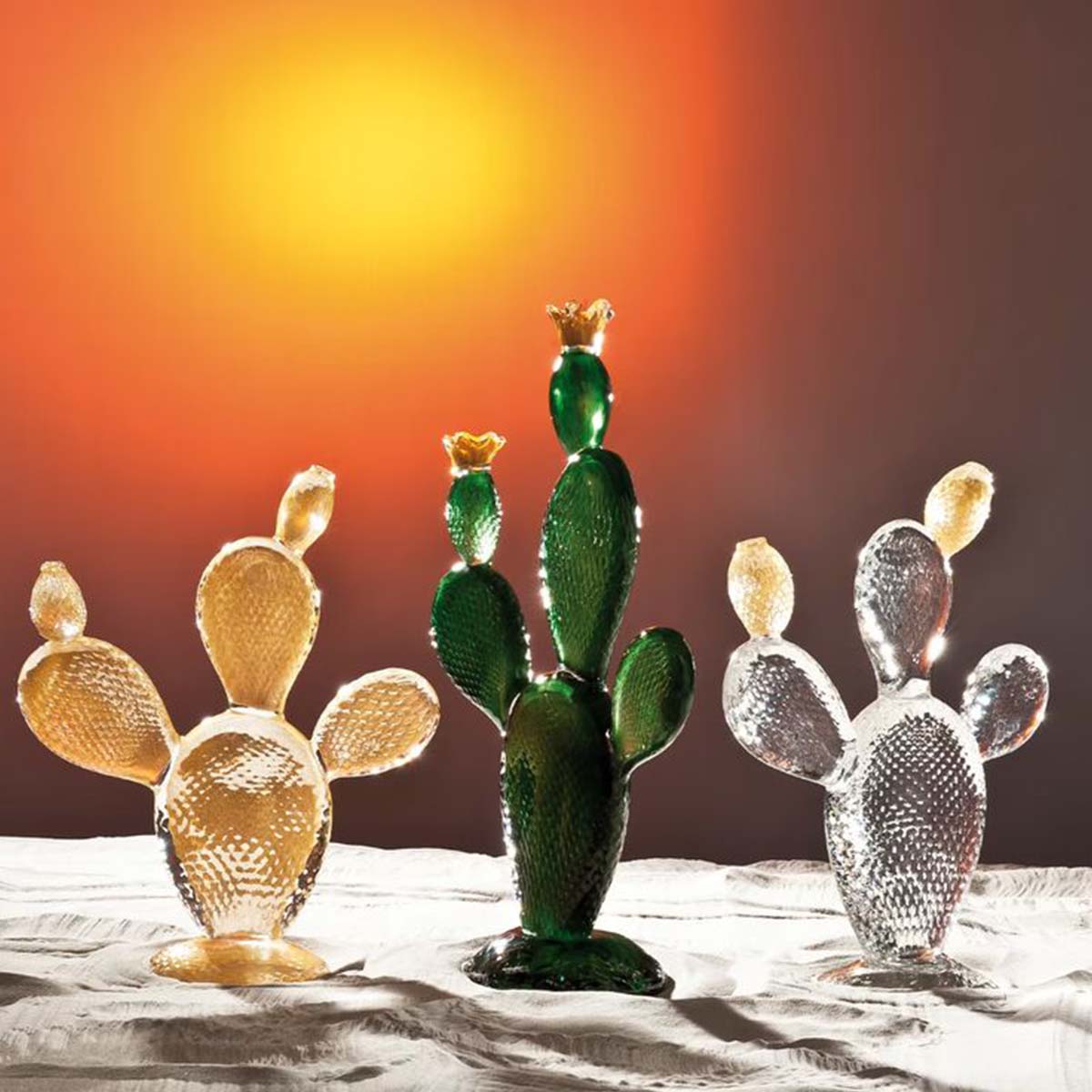 Crystal Cactus Ficus DÃƒÂ©cor Object