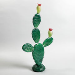 Crystal Cactus Ficus Décor Object
