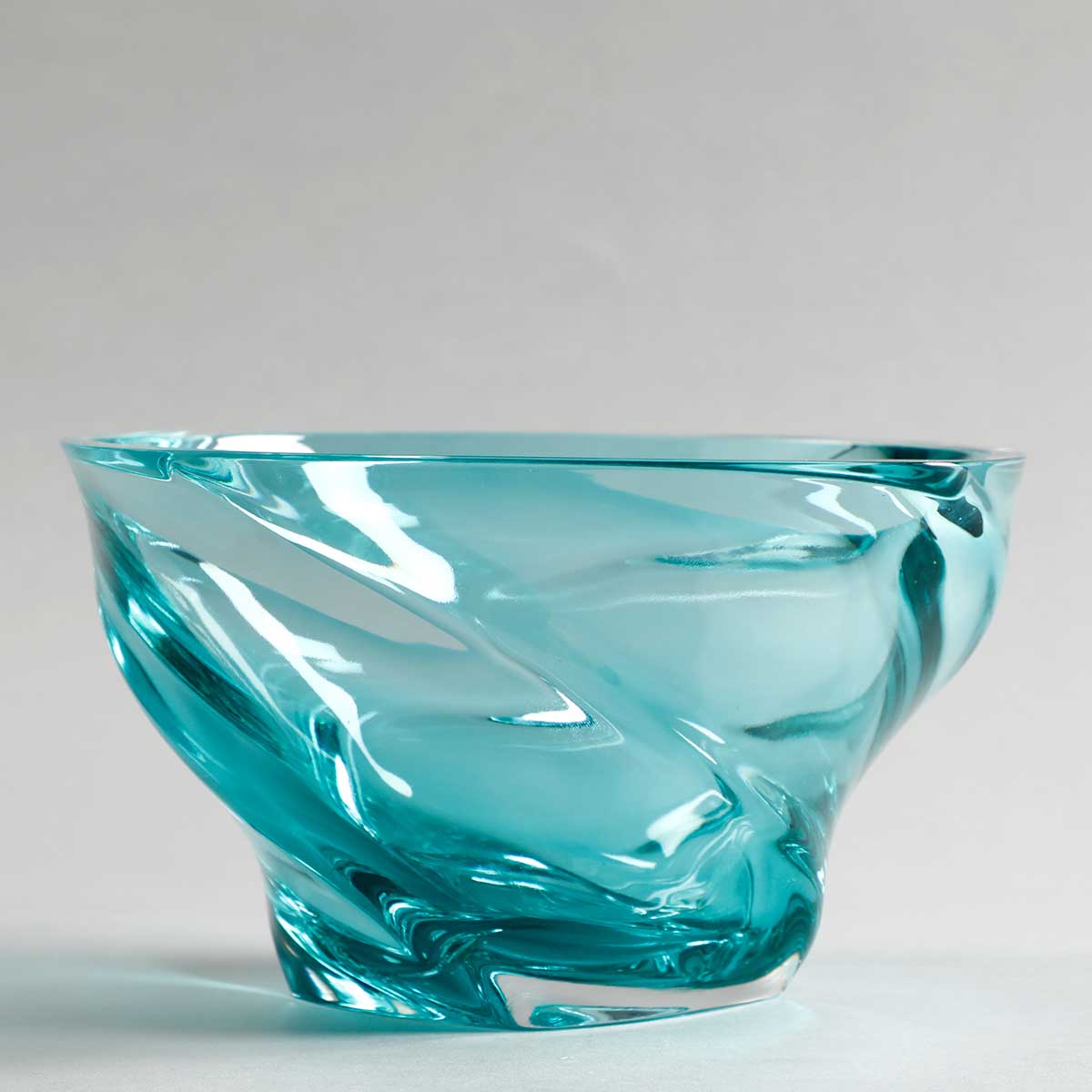 Creart Leda Crystal Decorative Bowl Blue