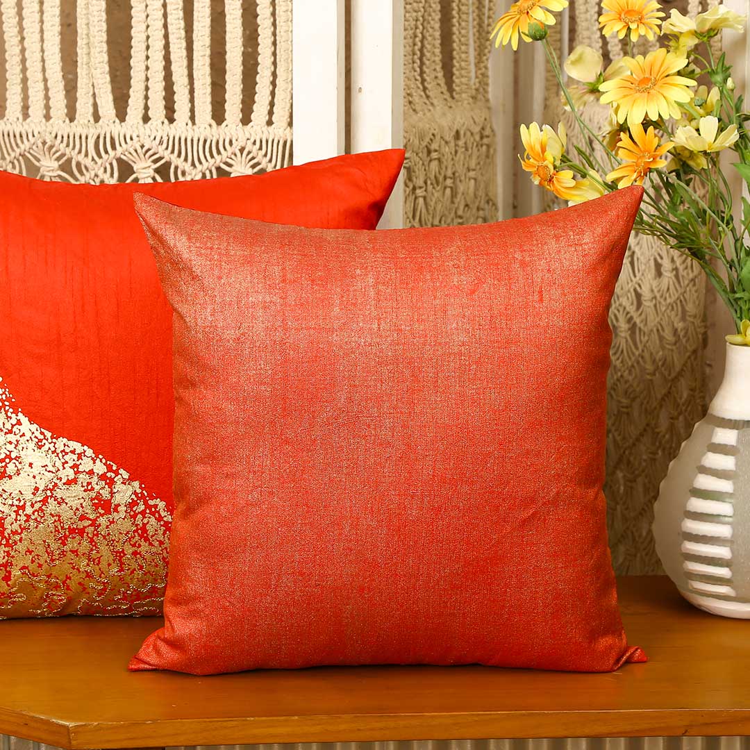 Jemma 20 x 20 Inch Red Cushion