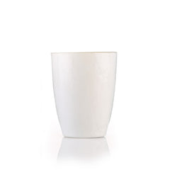 Earth Yellow & White Drinking Glass