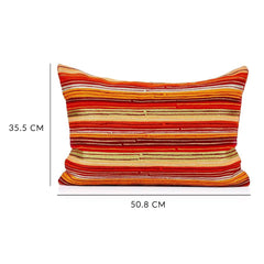 Anando 14 In X 20 In Orange Cushion Cover