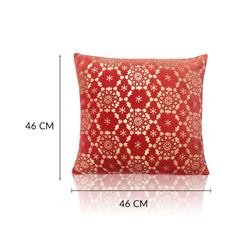 Hobbs 18 In X 18 In Red Cushion Cover