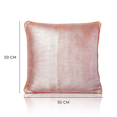 Jemma 20 x 20 Inch Orange Cushion Cover