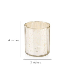 Imani Silver Candle Holder