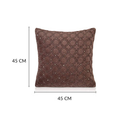 Meridian Cushion Espresso Circle