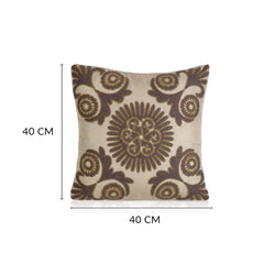 Illuminata Cushion Ivory / Brown