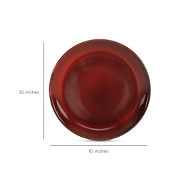 Kuro 10 Inch Dinner Plate Dove Red