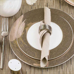 Taamba Dinner Plate White