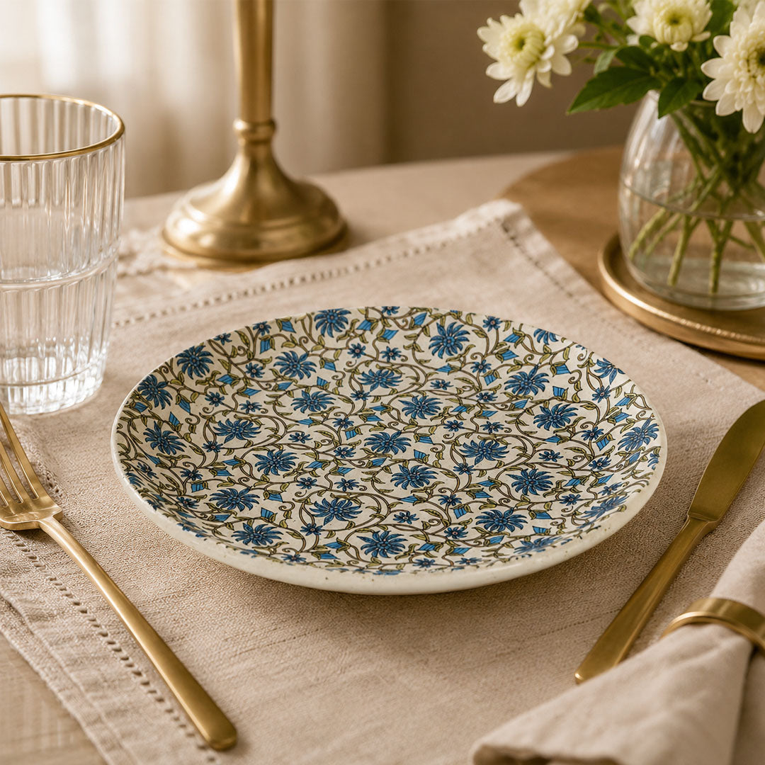 Asul Side Plate Turquoise Blue