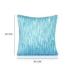 Porto 18 x 18 Inch Blue Cushion Cover